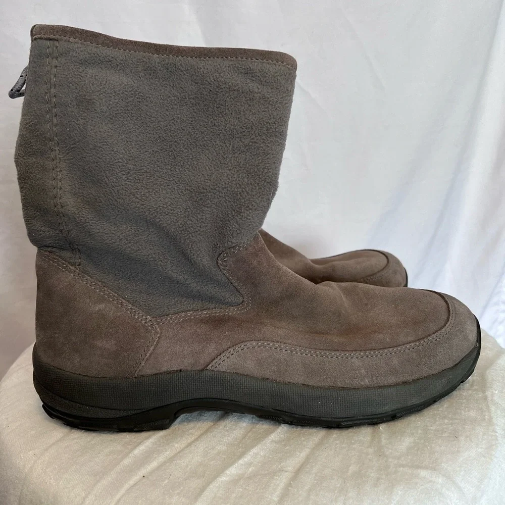 L.L. Bean Men’s Like New Gray Suede Rain & Snow Boots. Size 9 1/2